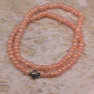 Elegant Pink Beaded Bracelet